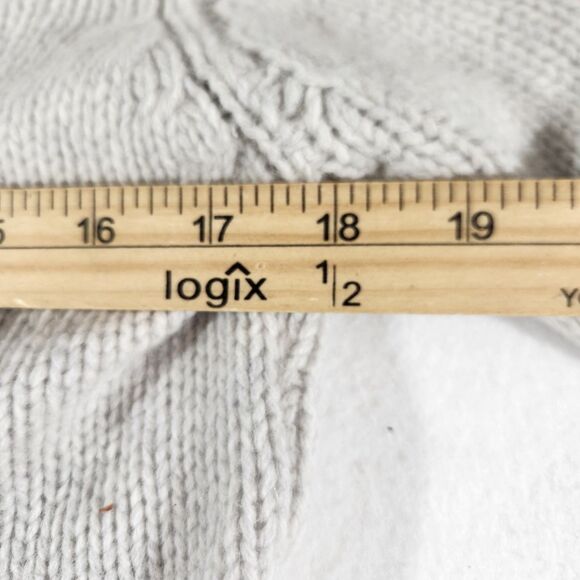 Brandy Melville Wool Blend Sweater Women Small Cream Cardigan Girl - Picture 8 of 9